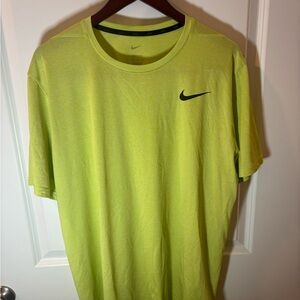 Nike Yellow Short Sleeve Tee